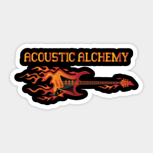 Acoustic Alchemy Against the Grain Sticker